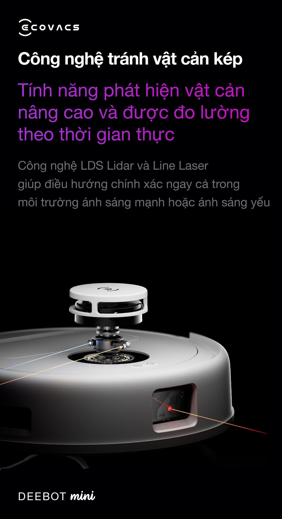Robot hút bụi Ecovacs Mini