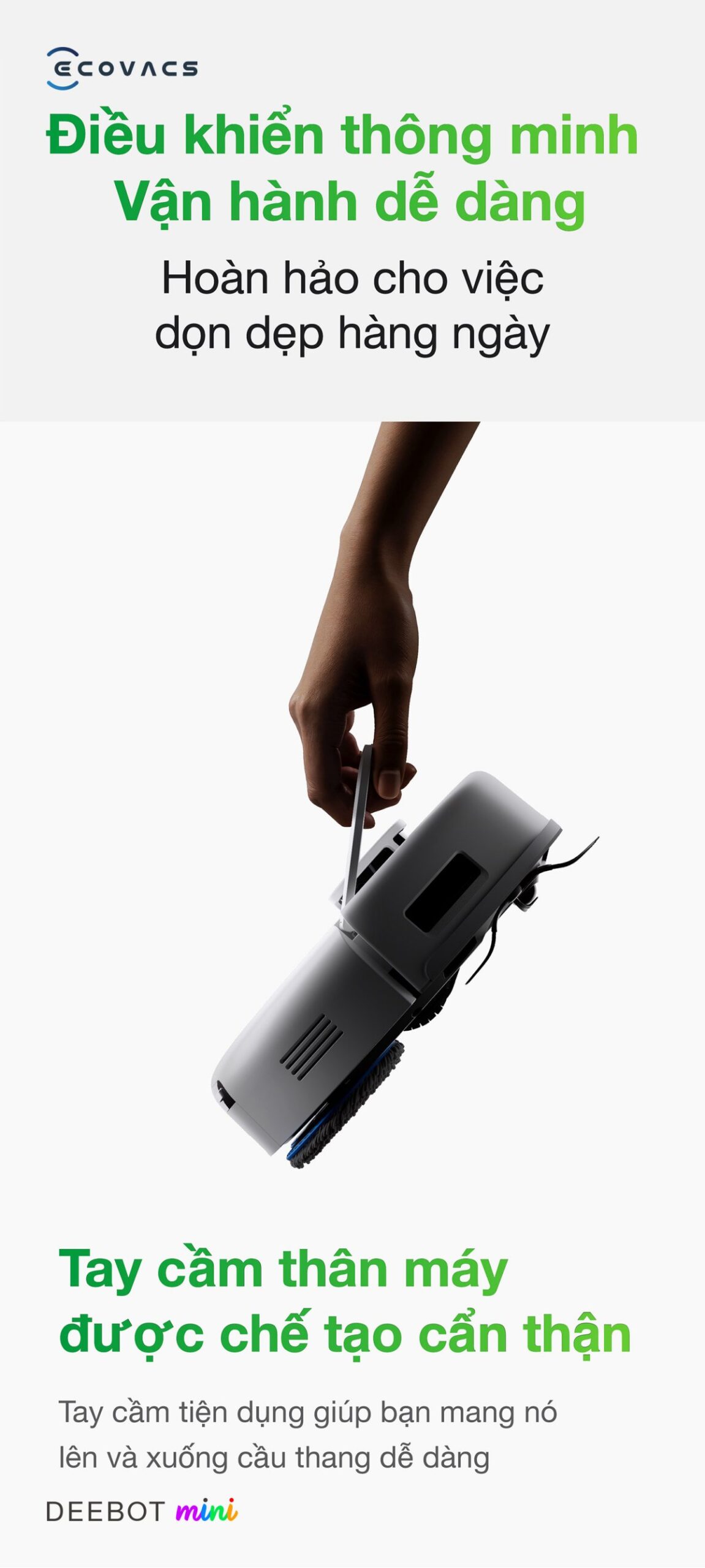 Robot hút bụi Ecovacs Mini