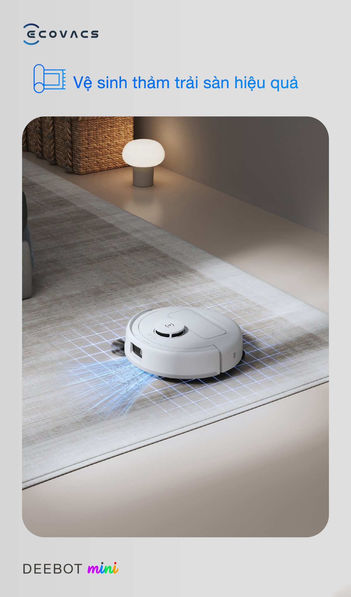 Robot hút bụi Ecovacs Mini
