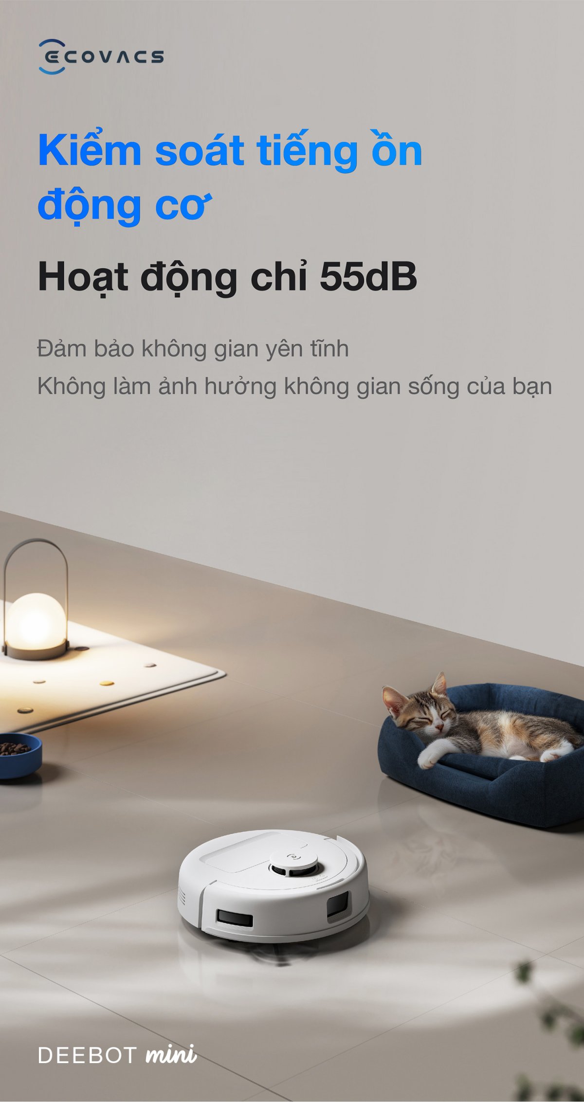 Robot hút bụi Ecovacs Mini