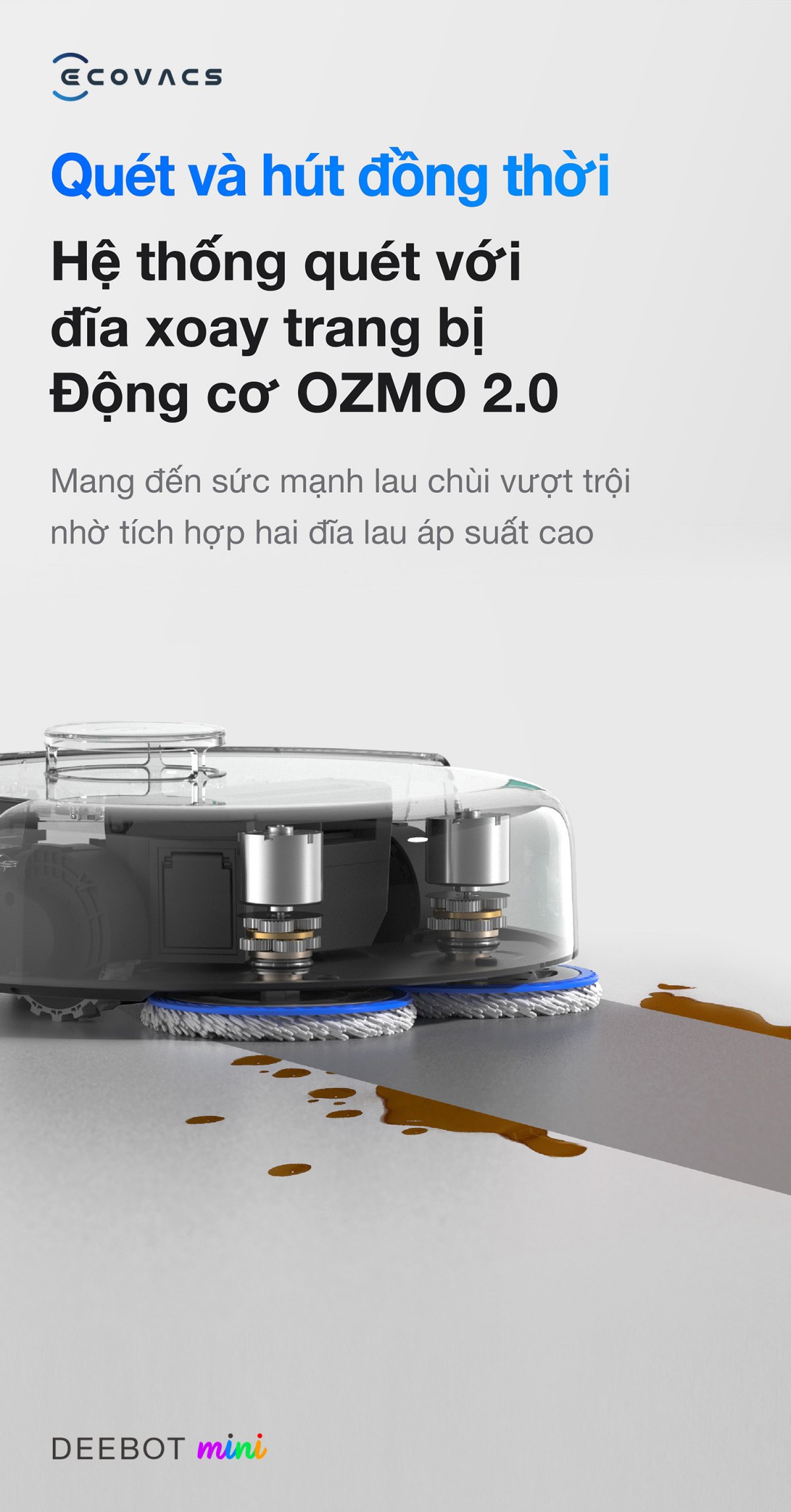 Robot hút bụi Ecovacs Mini