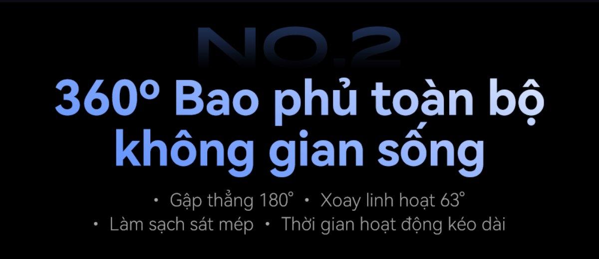 Narwal S20 gập nghiêng 180°