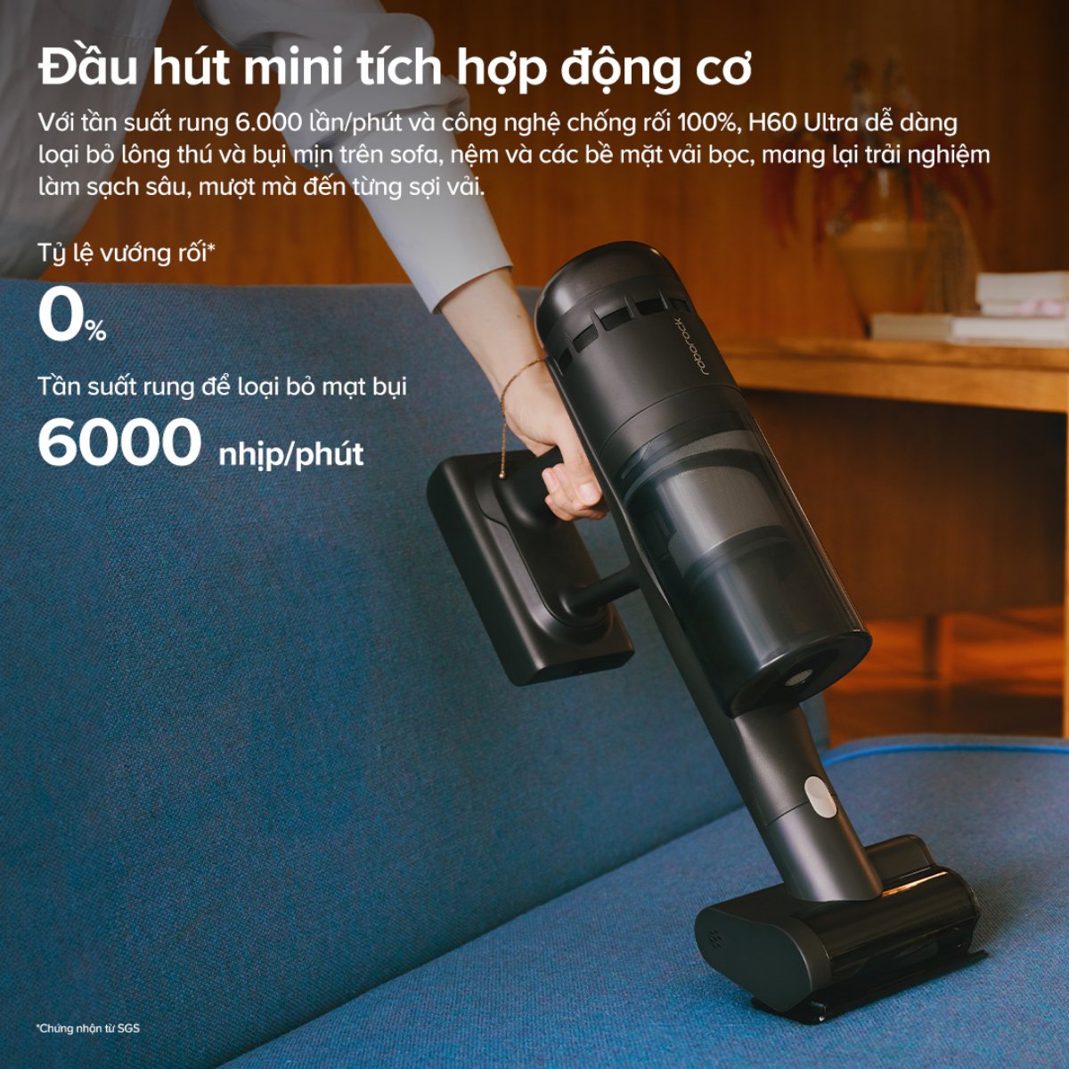 Máy hút bụi cầm tay không dây Roborock H60 Ultra