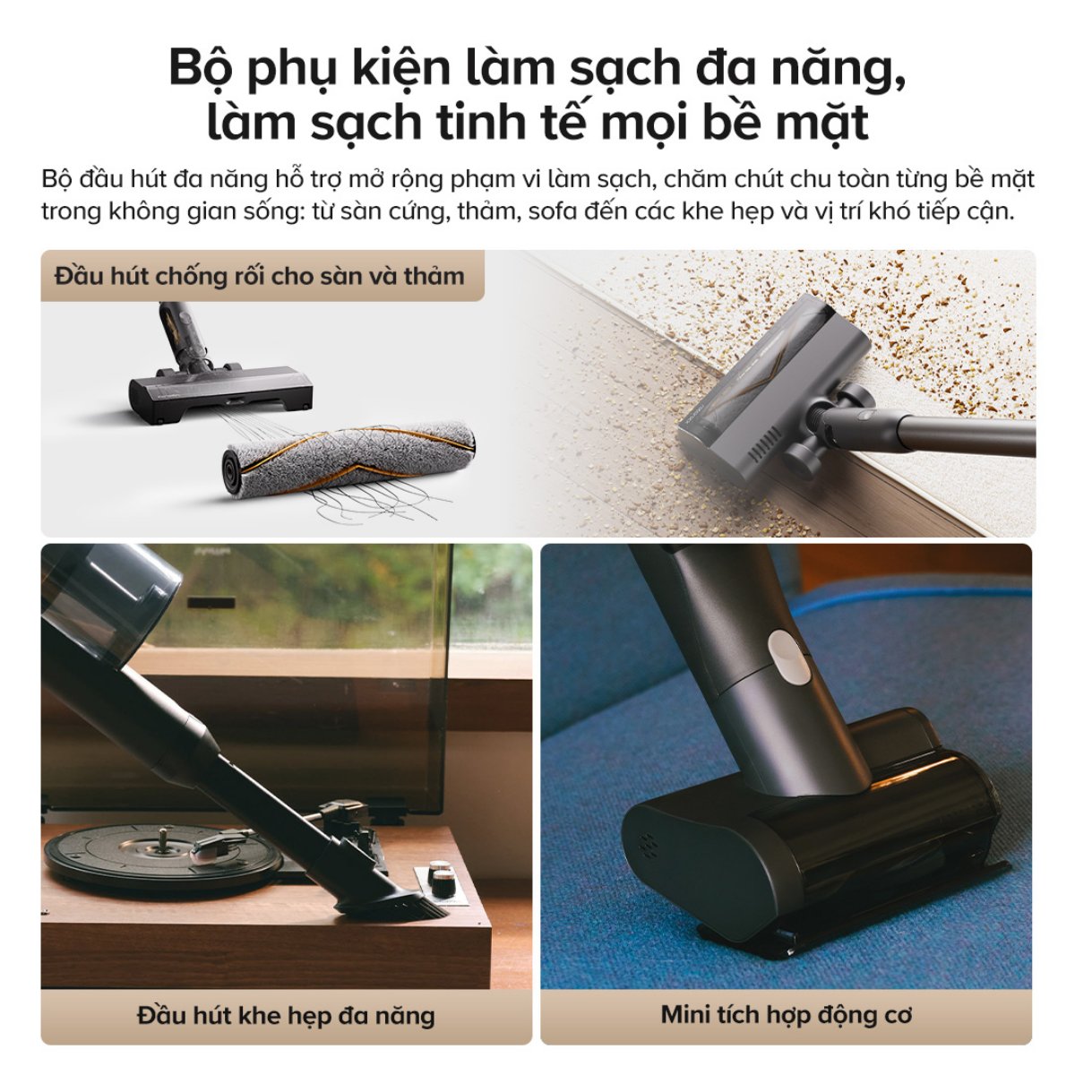 Máy hút bụi cầm tay không dây Roborock H60 Ultra