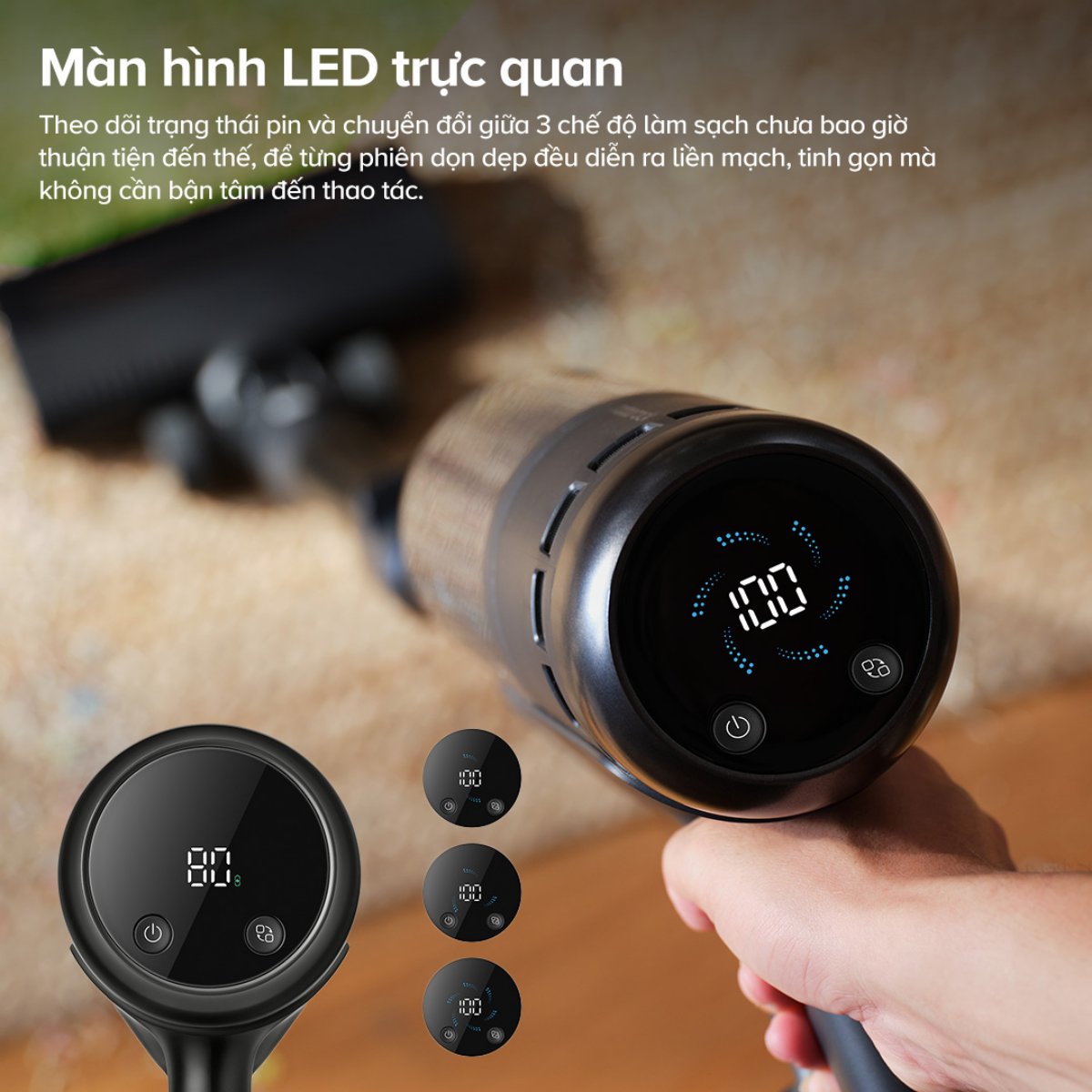 Máy hút bụi cầm tay không dây Roborock H60 Ultra