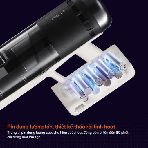 Máy hút bụi cầm tay không dây Roborock H60 Hub Pro - Ảnh 3