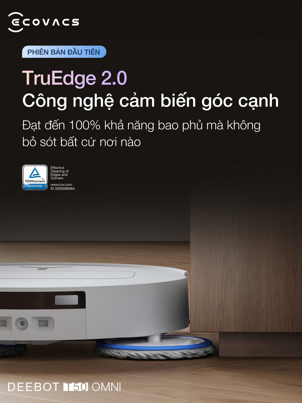 Robot hút bụi Ecovacs T50 OMNI