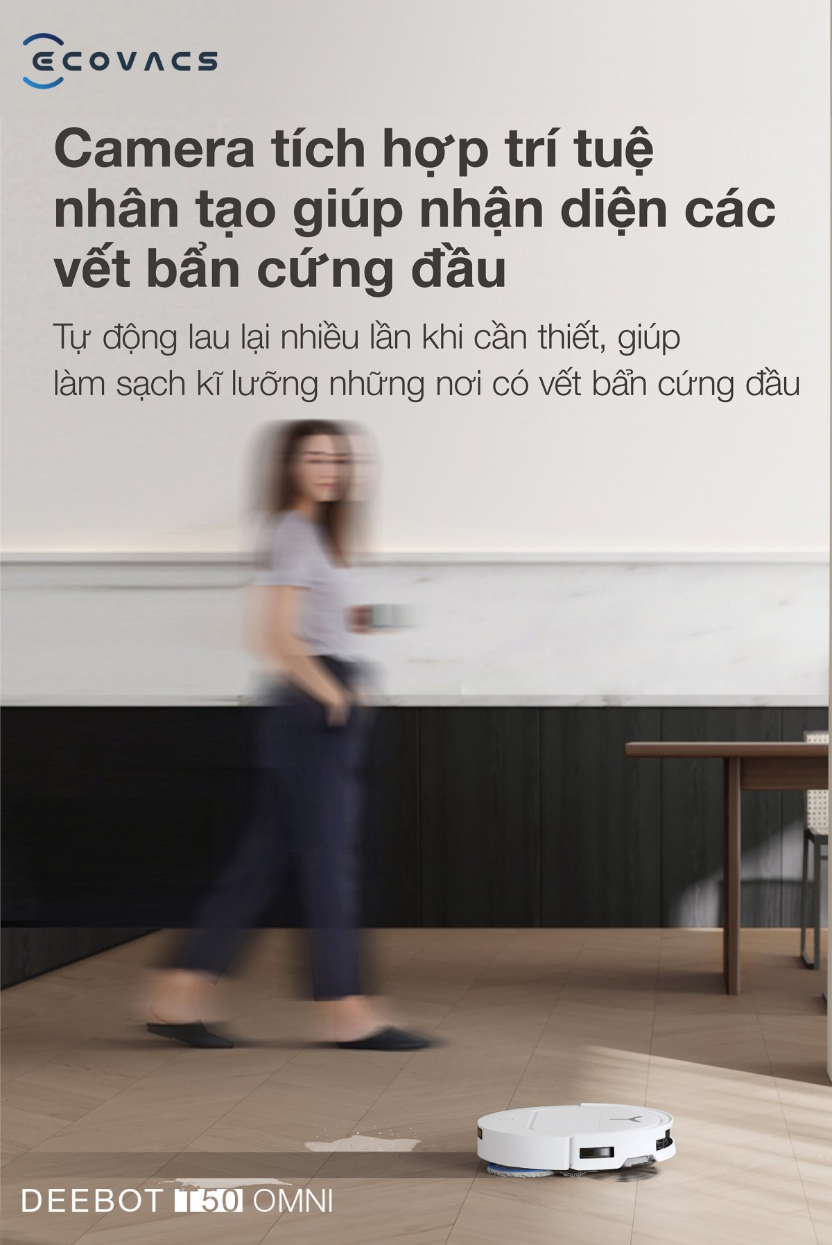 Robot hút bụi Ecovacs T50 OMNI