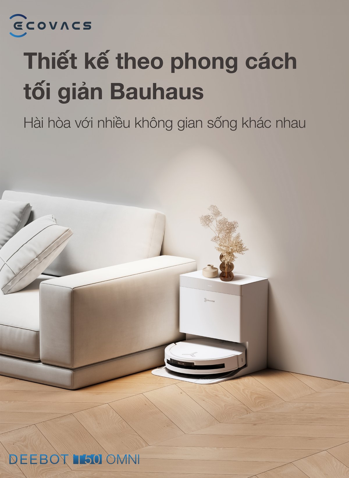 Robot hút bụi Ecovacs T50 OMNI