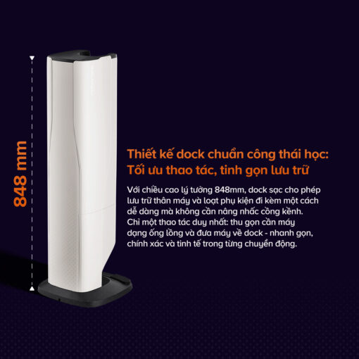 Máy hút bụi cầm tay không dây Roborock H60 Hub Pro - Ảnh 10