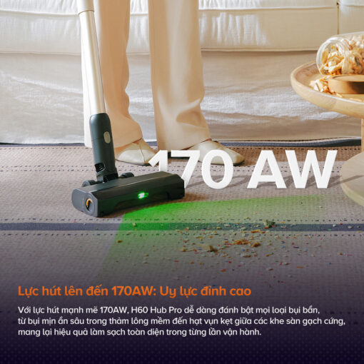 Máy hút bụi cầm tay không dây Roborock H60 Hub Pro - Ảnh 15