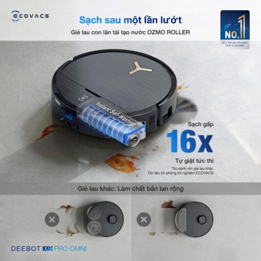 Robot hút bụi Ecovacs X9 Pro OMNI - Ảnh 5