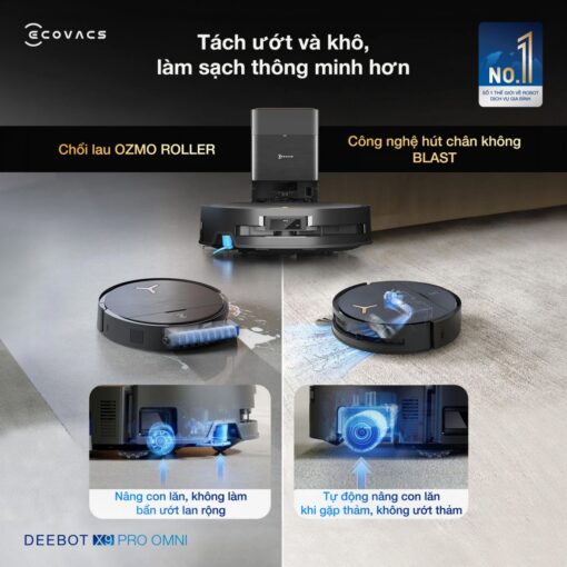 Robot hút bụi Ecovacs X9 Pro OMNI - Ảnh 6