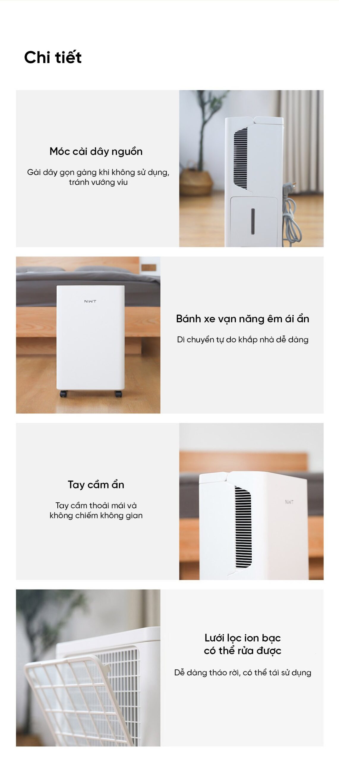 Máy hút ẩm NWT 16L