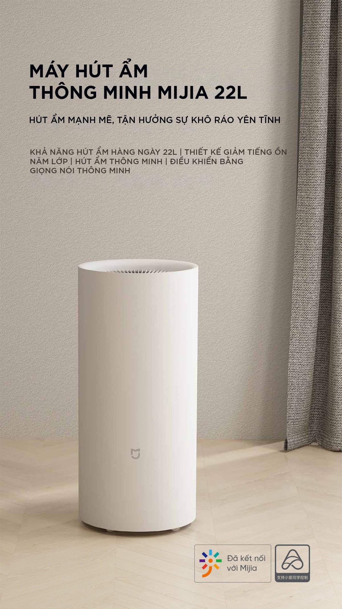 Máy hút ẩm Xiaomi 22L