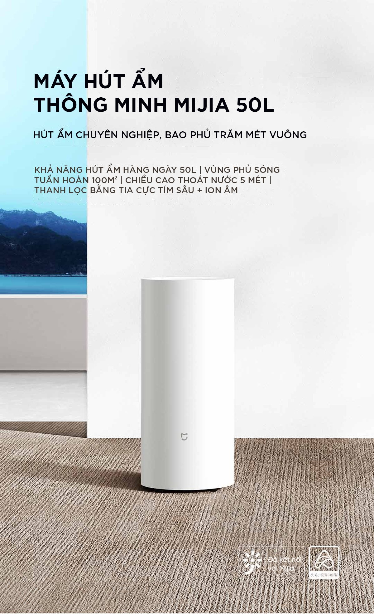 Máy hút ẩm Xiaomi 50L