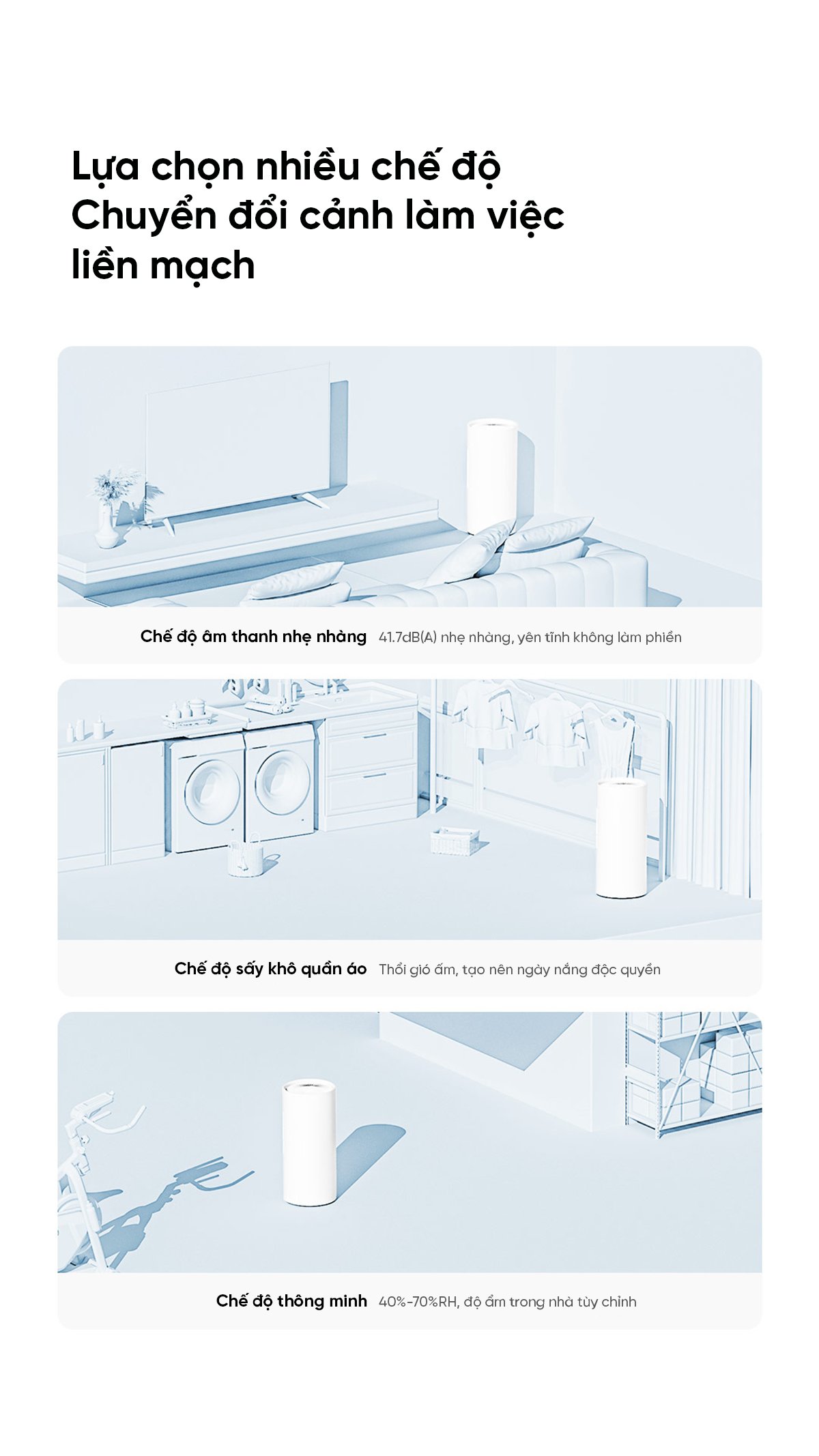 Máy hút ẩm Xiaomi 50L
