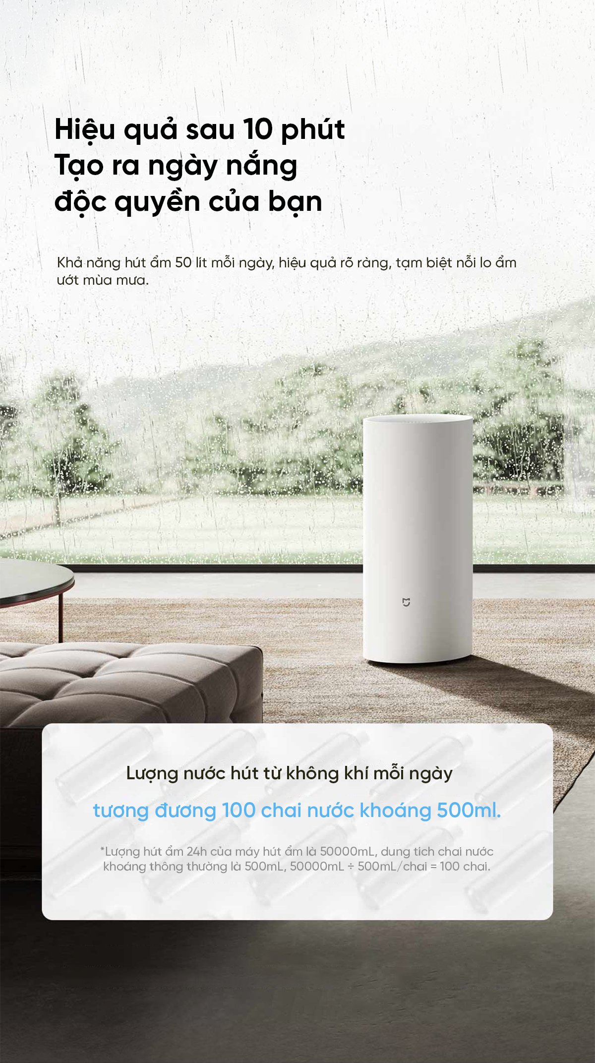 Máy hút ẩm Xiaomi 50L