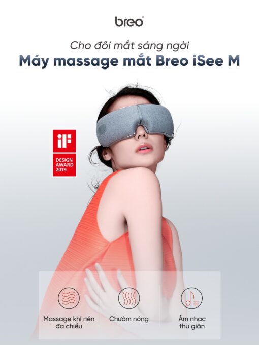 Máy Massage Mắt Breo iSeeM - Ảnh 2