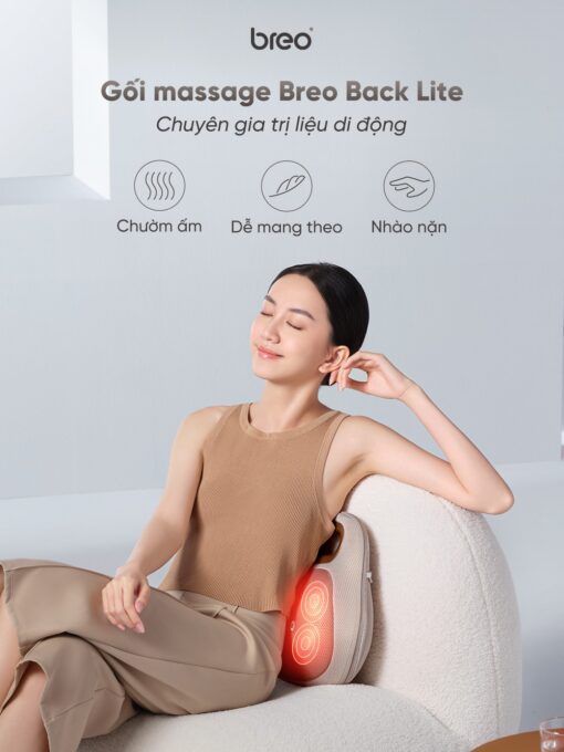 Gối Massage Breo Back Lite - Ảnh 2