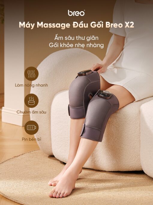 Máy Massage Đầu Gối Breo X2 - Ảnh 2