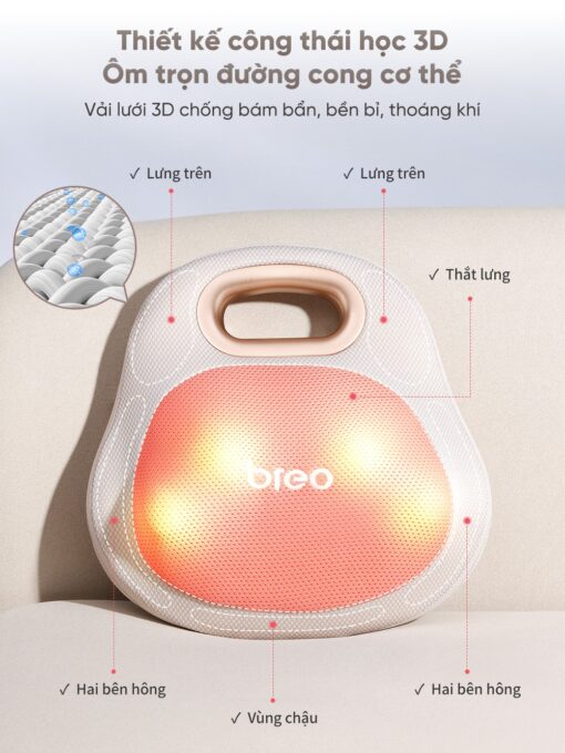 Gối Massage Breo Back Lite - Ảnh 11