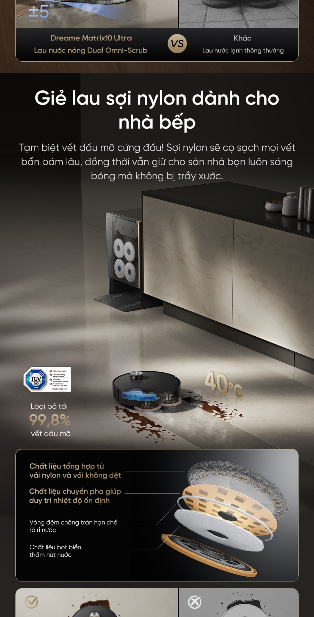 Robot hút bụi Dreame Matrix10 Ultra