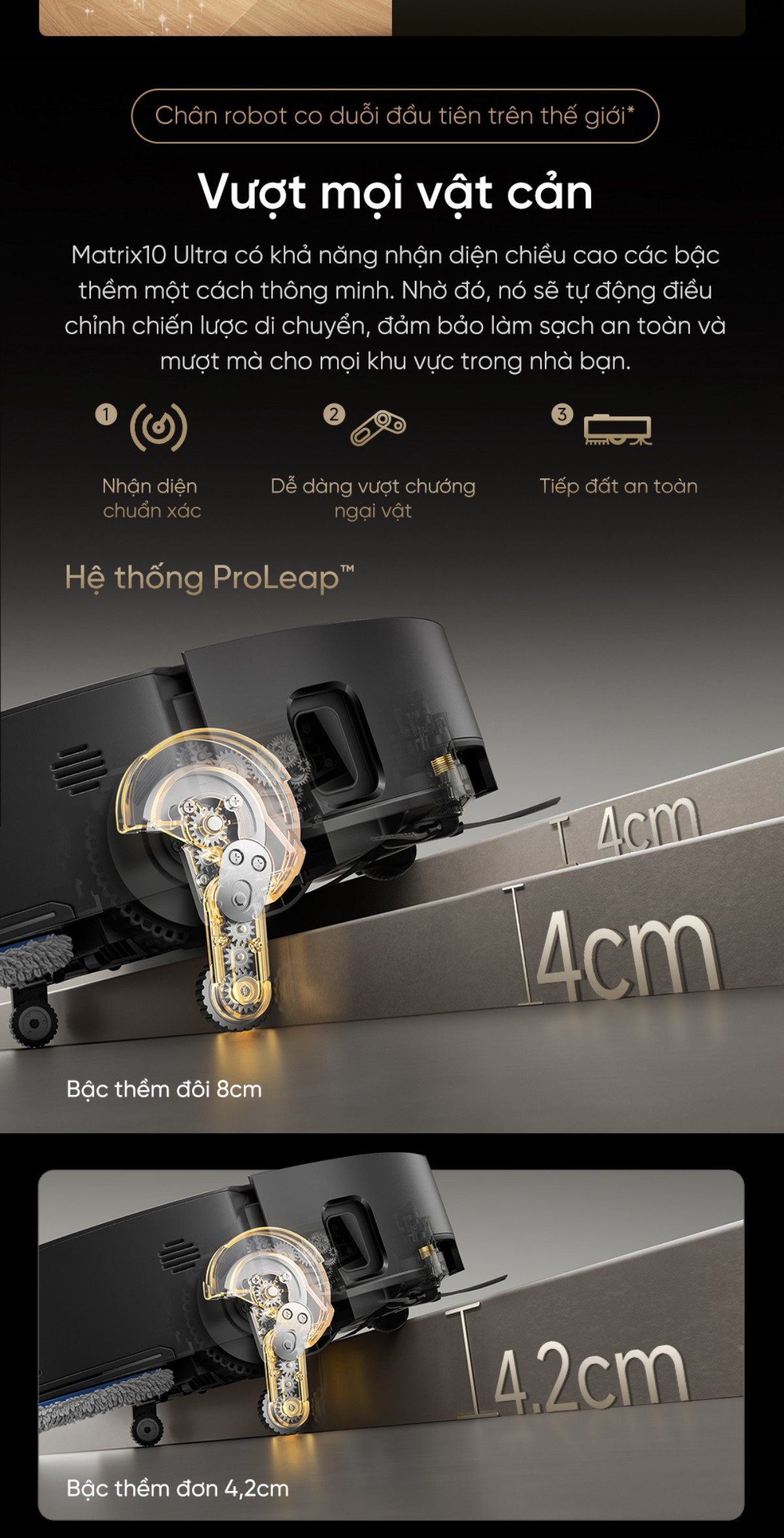 Robot hút bụi Dreame Matrix10 Ultra