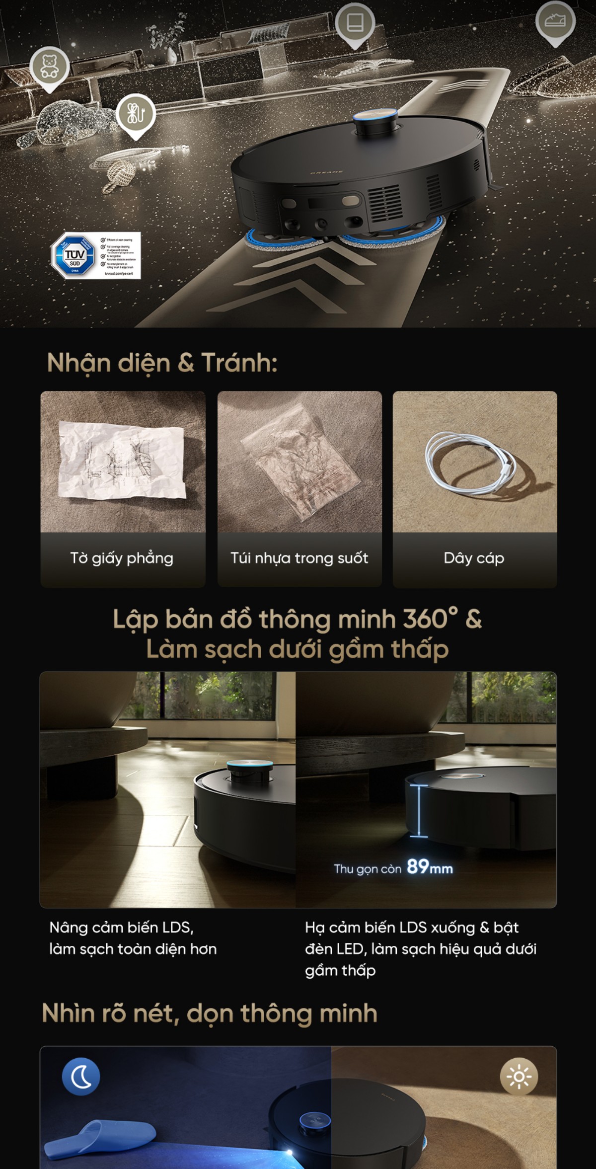 Robot hút bụi Dreame Matrix10 Ultra