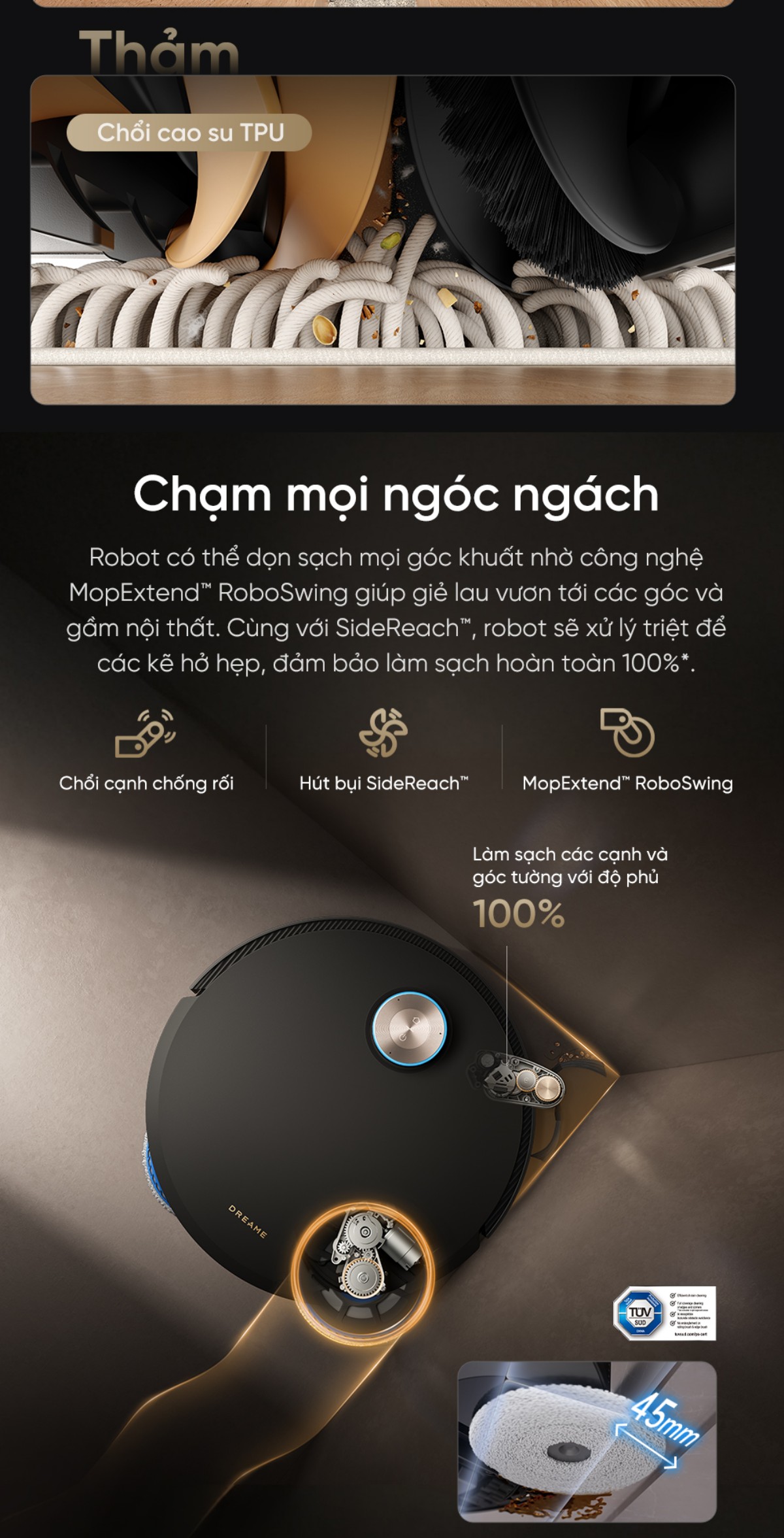 Robot hút bụi Dreame Matrix10 Ultra