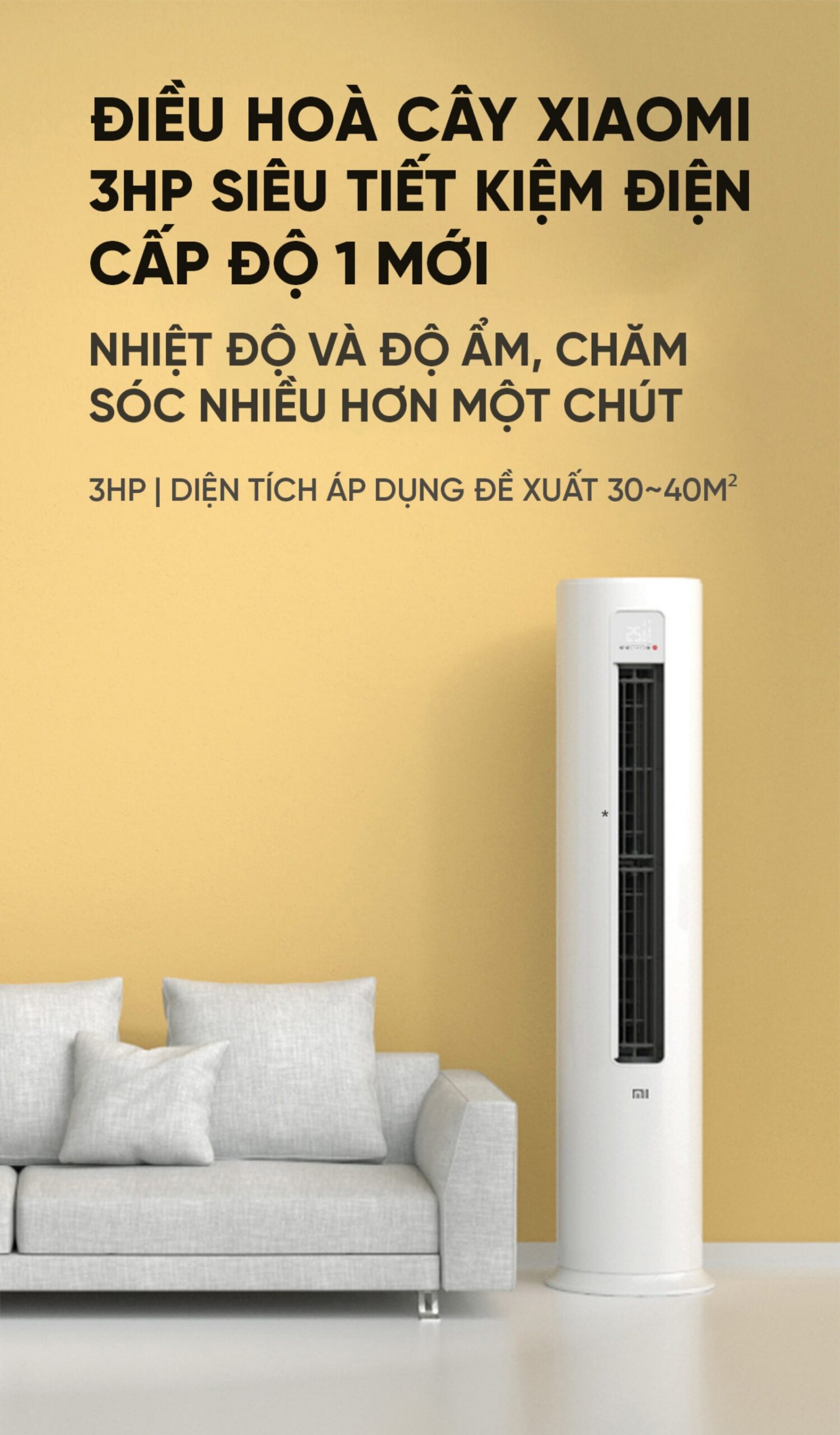 Điều Hoà Cây Xiaomi Mija KFR-72LW/N1A1 3HP 2 chiều