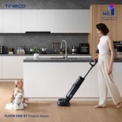 Tineco S7 Stretch Steam gập nghiêng 180°