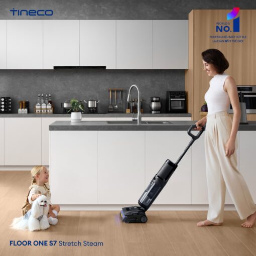 Tineco S7 Stretch Steam gập nghiêng 180° - Ảnh 2