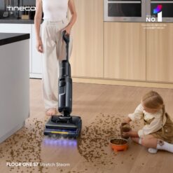Tineco S7 Stretch Steam gập nghiêng 180°