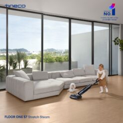 Tineco S7 Stretch Steam gập nghiêng 180°