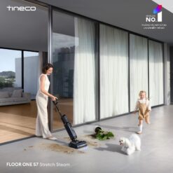 Tineco S7 Stretch Steam gập nghiêng 180°