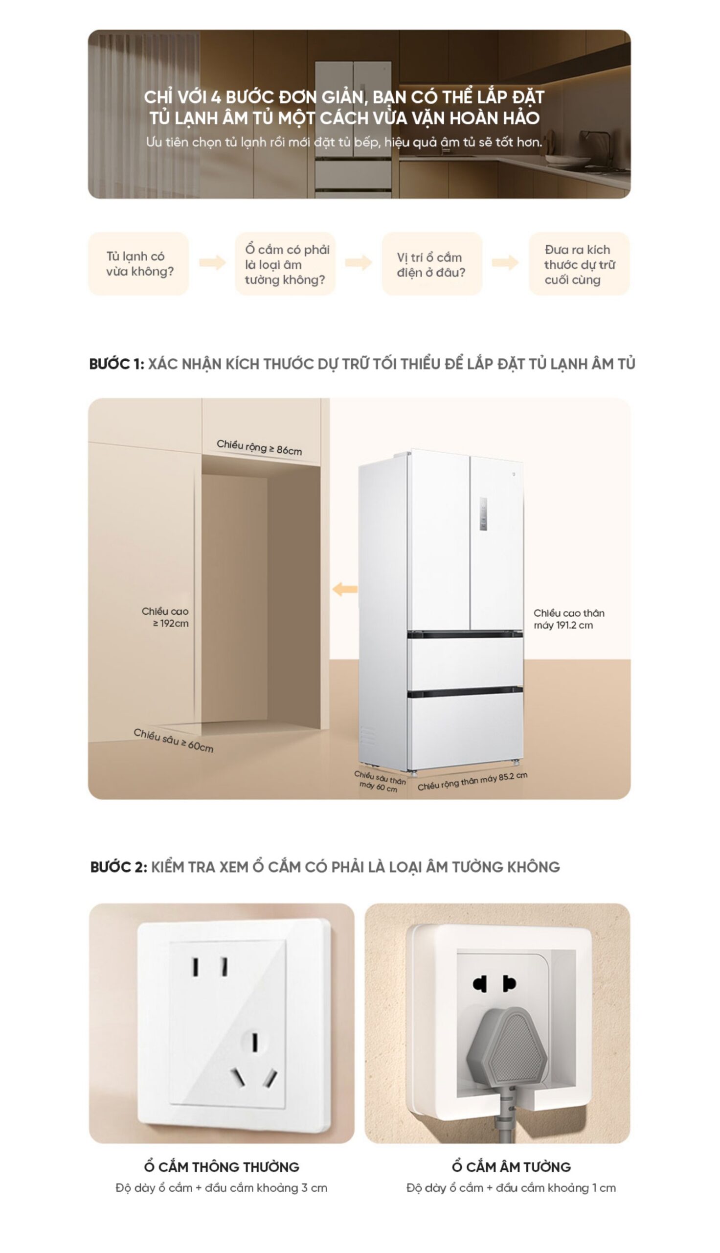 Tủ lạnh Xiaomi Mijia 508L kiểu Pháp, thiết kế siêu mỏng
