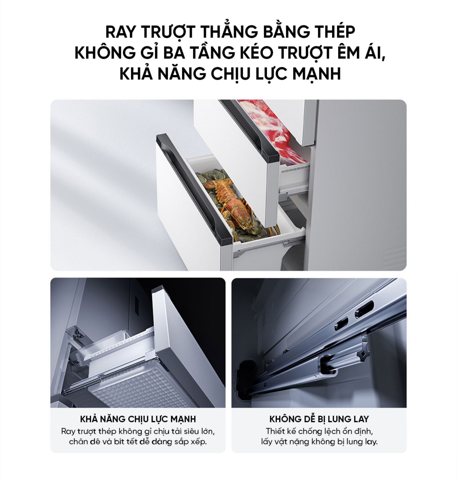 Tủ lạnh Xiaomi Mijia 508L kiểu Pháp, thiết kế siêu mỏng