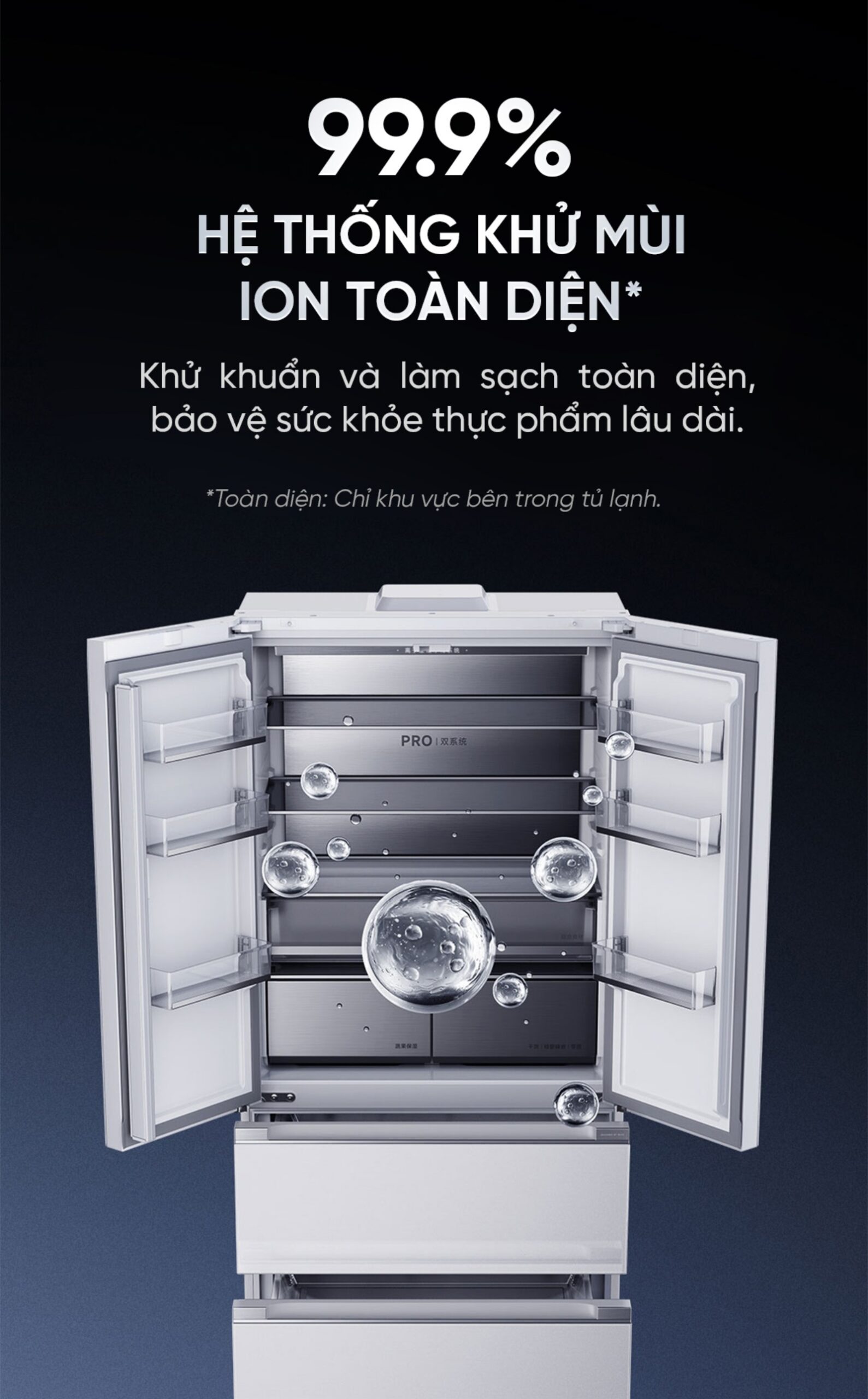 Tủ lạnh Xiaomi Mijia 508L Pro kiểu Pháp, thiết kế siêu mỏng