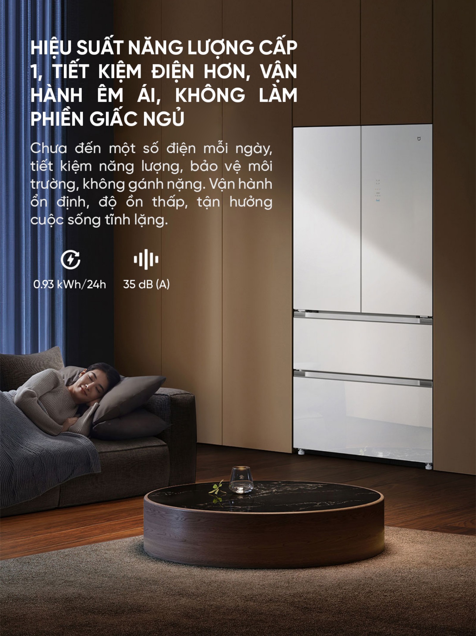 Tủ lạnh Xiaomi Mijia 508L Pro kiểu Pháp, thiết kế siêu mỏng