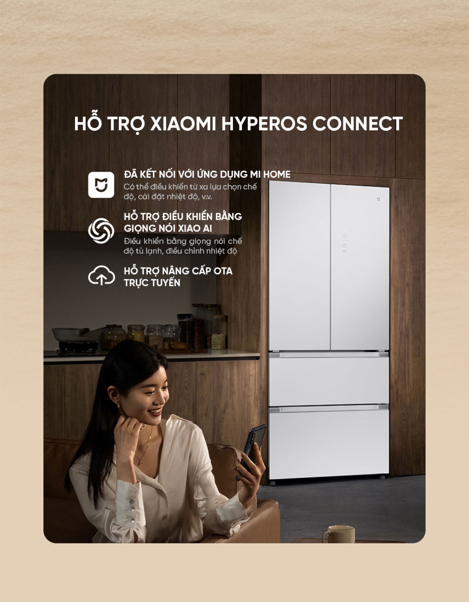 Tủ lạnh Xiaomi Mijia 508L Pro kiểu Pháp, thiết kế siêu mỏng