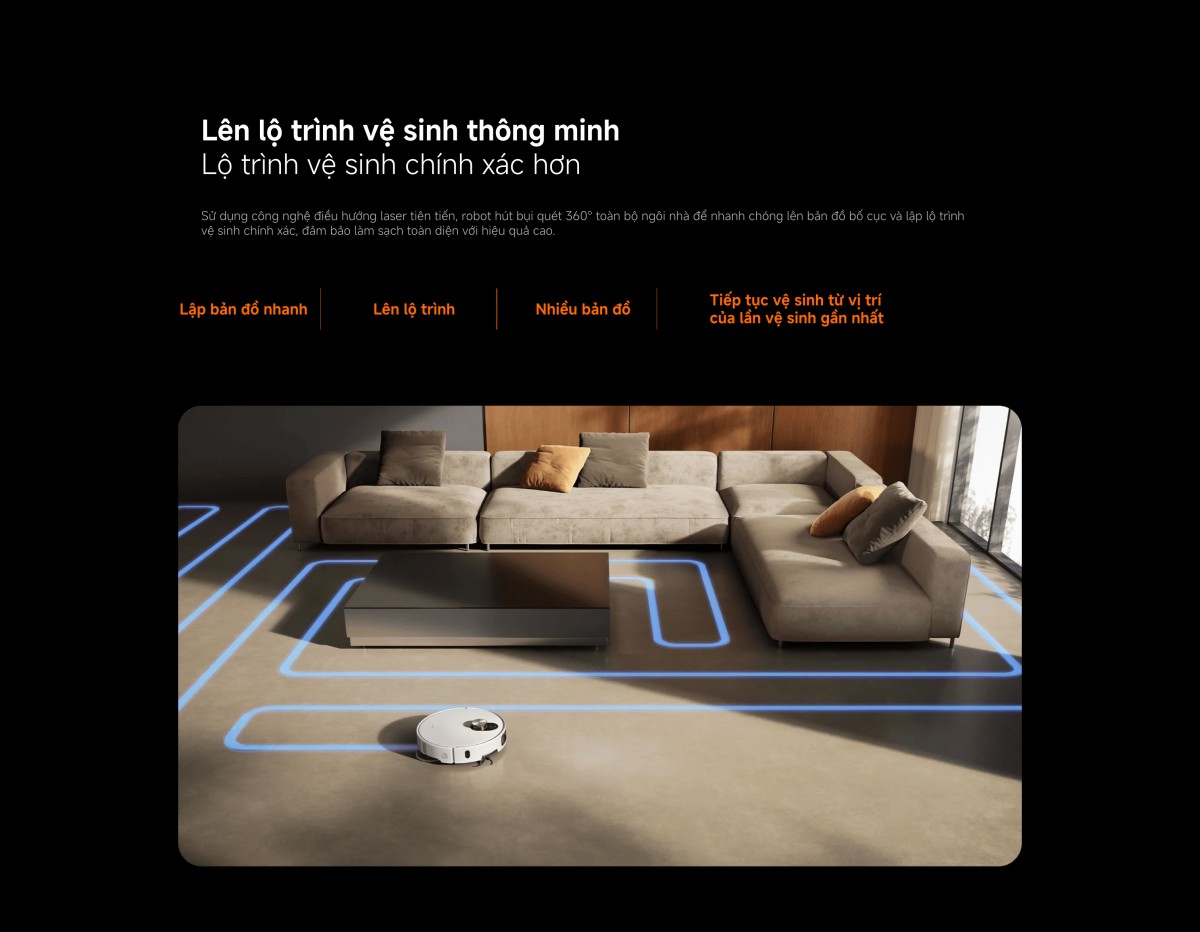 Robot hút bụi Xiaomi Robot Vacuum 5 Pro