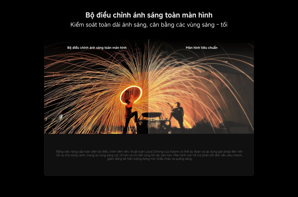 Tivi Xiaomi S Pro Mini LED 65 Inch 2026 - Bản Quốc Tế - 4K/144Hz - 3GB/32GB
