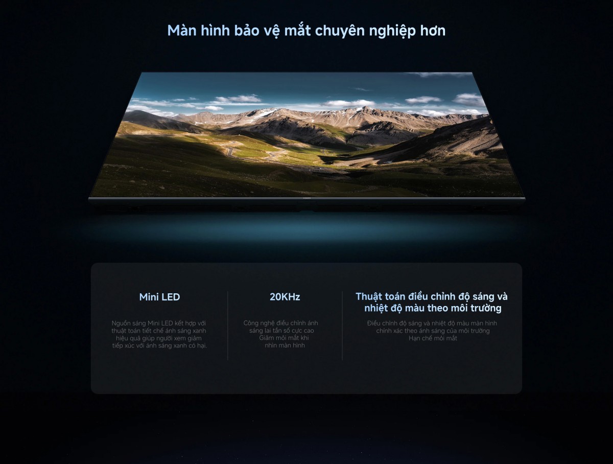 Tivi Xiaomi S Pro Mini LED 75 Inch 2026 - Bản Quốc Tế - 4K/144Hz - 3GB/32GB